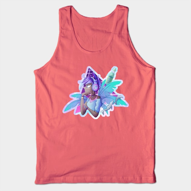 Vaporwave Tank Top by amberluvsbugs